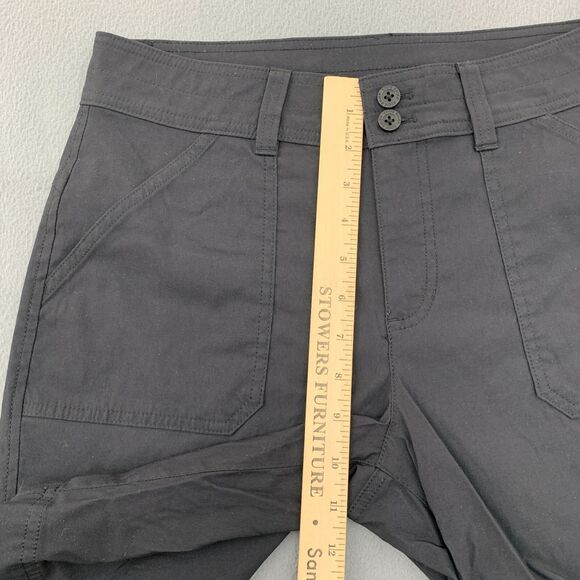 Eddie Bauer Shorts 6 Rolled Hem Bermuda Nylon Blend Stretch Hiking Outdoor - Picture 5 of 15